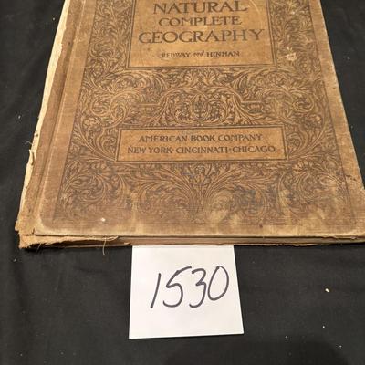 1902 Natural Complete Geography Book