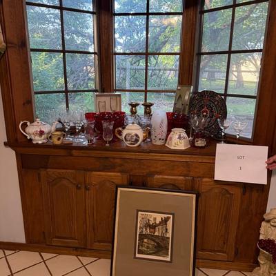 Glassware and Wall Art
