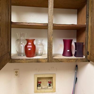Laundry Room Supplies, including Singer Sewing Machine