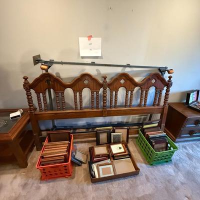King size bedroom set, frames