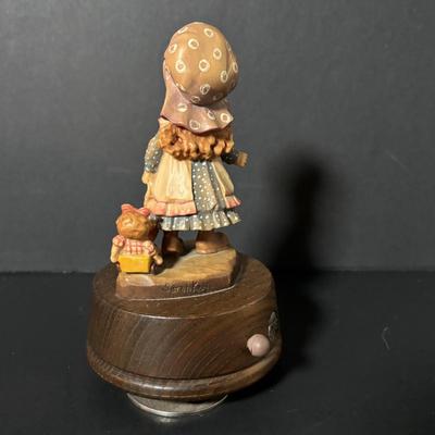 LOT 409: Collectible Souvenir Spoons, Anri Music Box, Figurines'