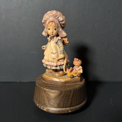 LOT 409: Collectible Souvenir Spoons, Anri Music Box, Figurines'