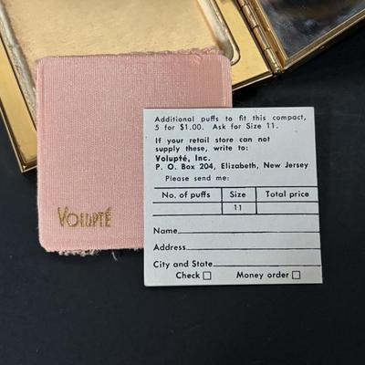 LOT Vintage Volupte & Wadsworth Compacts - Both Made in the USA