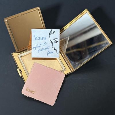 LOT Vintage Volupte & Wadsworth Compacts - Both Made in the USA