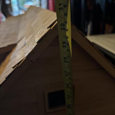 LOT 279-427: VERY Large Wooden Dollhouse Ready to be Decorated