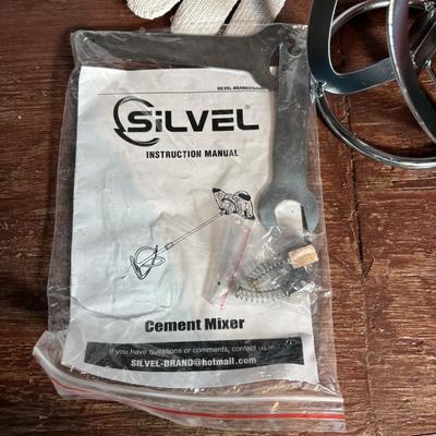 LOT 278-428: Silvel Cement Mixer & SeeSii Cordless Mini Chainsaw
