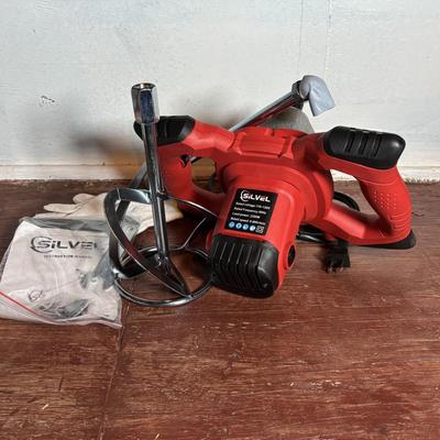 LOT 278-428: Silvel Cement Mixer & SeeSii Cordless Mini Chainsaw