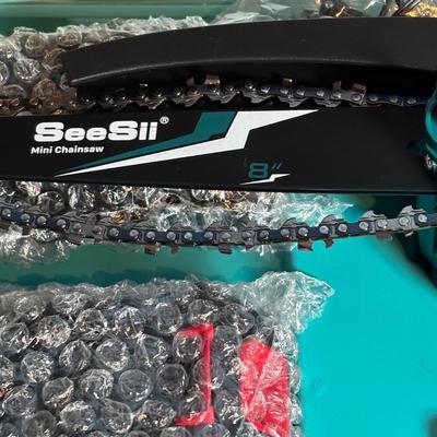 LOT 278-428: Silvel Cement Mixer & SeeSii Cordless Mini Chainsaw