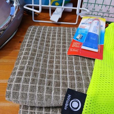 Colorful Sewing & Ironing Lot – Butterfly Board, Iron, Cutting Mat & More