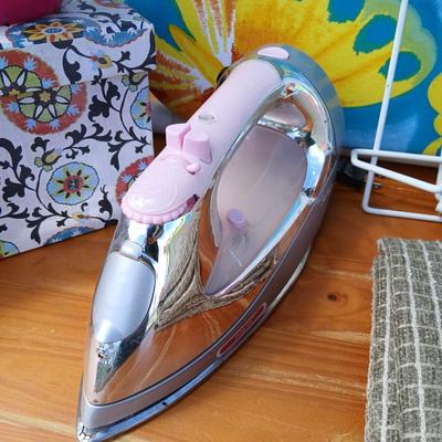 Colorful Sewing & Ironing Lot – Butterfly Board, Iron, Cutting Mat & More