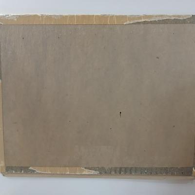 Vintage Japanese Ink Wash Painting on Rice Paper – Signed “Kitano”