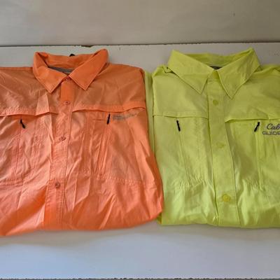 Lot of 2 Cabela’s Guide wear Fishing Shirts – Size XLT NEW WITH TAGS!
