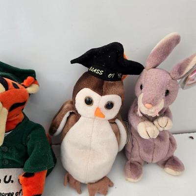 Lot of 7 Stuffed Animals – TY Beanie Baby & Character Plushes