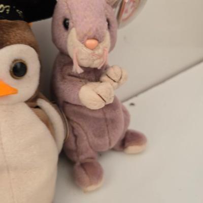 Lot of 7 Stuffed Animals – TY Beanie Baby & Character Plushes