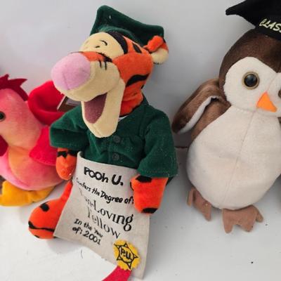 Lot of 7 Stuffed Animals – TY Beanie Baby & Character Plushes