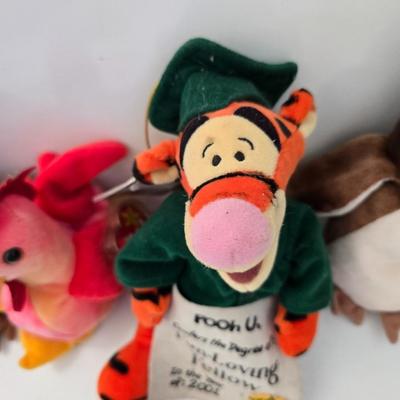 Lot of 7 Stuffed Animals – TY Beanie Baby & Character Plushes