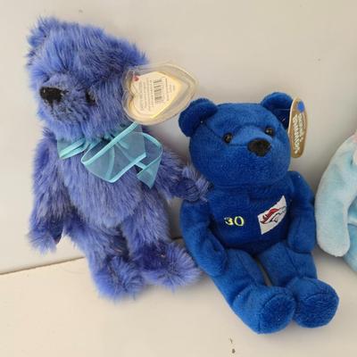 Lot of 7 Collectible Teddy Bears – TY Beanies