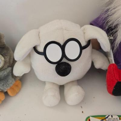 Lot of 10 Character Plush Toys – TY, Snoopy, Furby, Dilbert & More!
