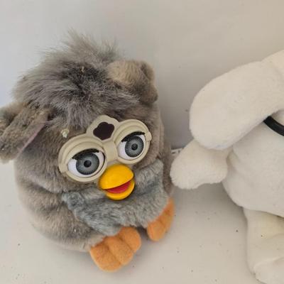 Lot of 10 Character Plush Toys – TY, Snoopy, Furby, Dilbert & More!