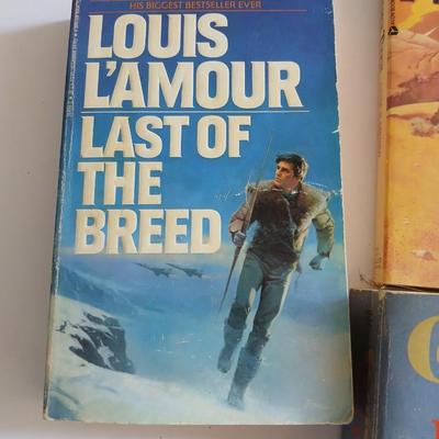 Lot of 25+ Western & Suspense Paperbacks – Louis L’Amour, J.A. Jance, and More