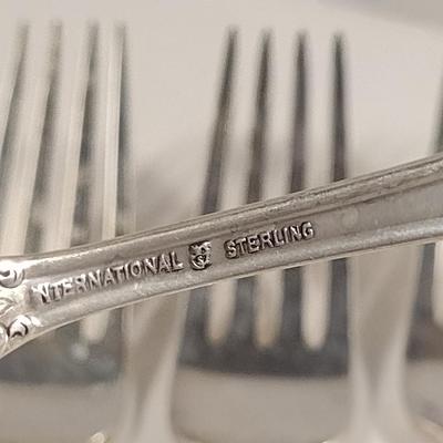 International Sterling Silver Flatware- Possibly Prelude Pattern- Approx Total Weight 648 Grams