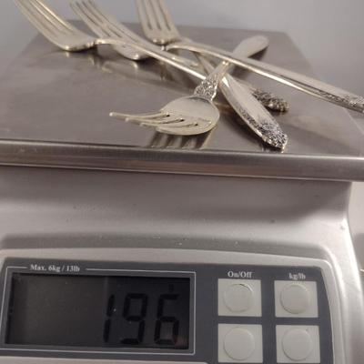 International Sterling Silver Flatware- Possibly Prelude Pattern- Approx Total Weight 648 Grams