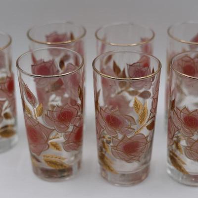 Libbey Rose Drinking Glasses
