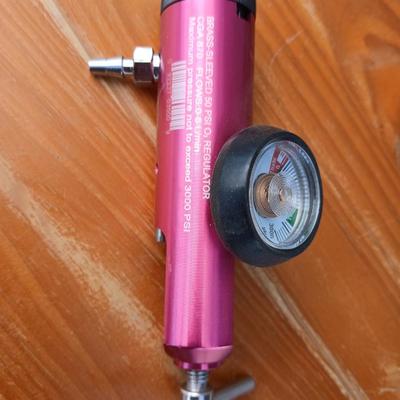 Portable Oxygen Tank Cart with Regulator & Oxygen tubes
