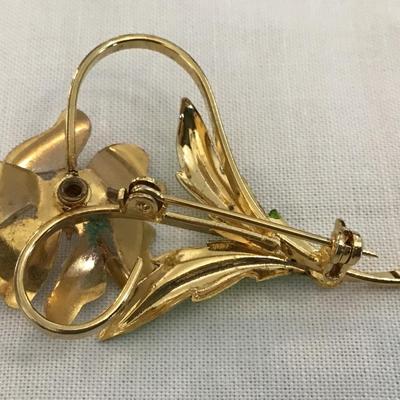 Vintage Enamel Brooch