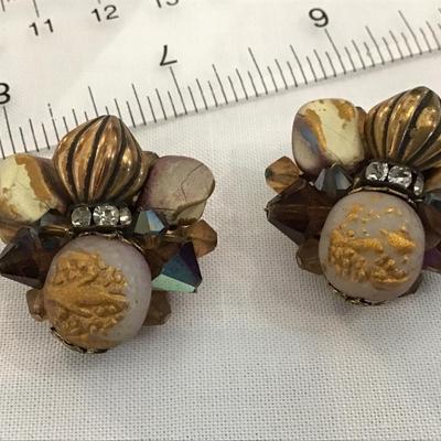 Vintage Clip on Earrings