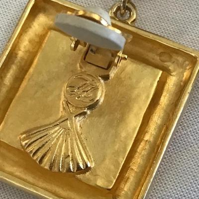 Karl Lagerfeild Vintage Earrings Fashion Designer Fendi and Channel. Highly Collectible
