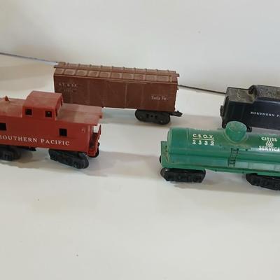 Vintage Allstate / Marx O-Gauge Train Set – Locomotive 666, Track, Transformer & Accessories