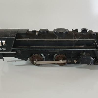 Vintage Allstate / Marx O-Gauge Train Set – Locomotive 666, Track, Transformer & Accessories