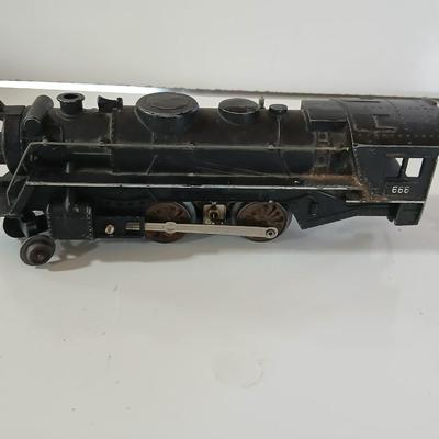 Vintage Allstate / Marx O-Gauge Train Set – Locomotive 666, Track, Transformer & Accessories