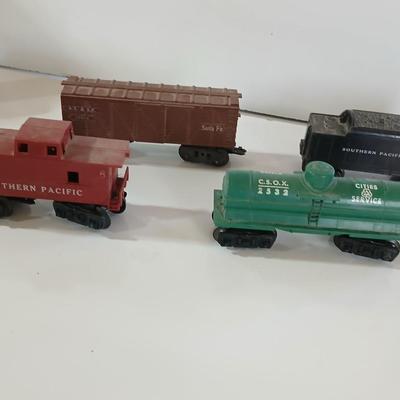 Vintage Allstate / Marx O-Gauge Train Set – Locomotive 666, Track, Transformer & Accessories
