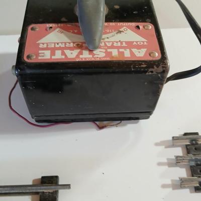 Vintage Allstate / Marx O-Gauge Train Set – Locomotive 666, Track, Transformer & Accessories