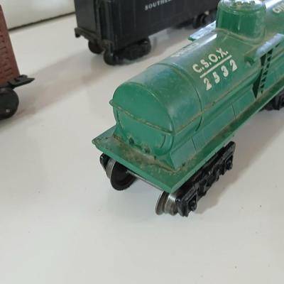 Vintage Allstate / Marx O-Gauge Train Set – Locomotive 666, Track, Transformer & Accessories