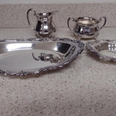 Collection of Towle Silver Plated Serve Ware