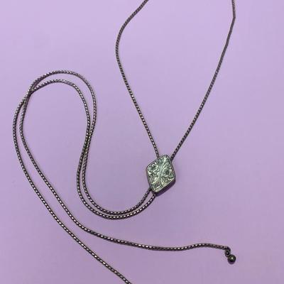Vintage Etched Gold Plate Bolero Necklace