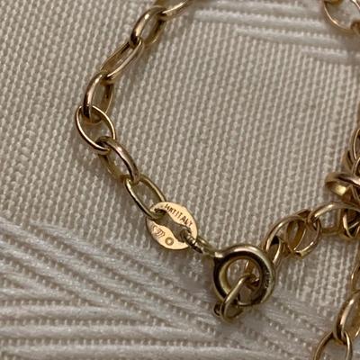 Two 14k Gold Religious Pendants + Two 14k Gold Chains