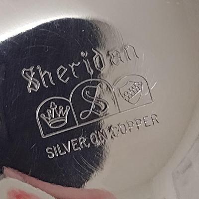 Sheridan Silver on Copper Tea and Coffee Set- Four Pieces
