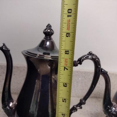 Sheridan Silver on Copper Tea and Coffee Set- Four Pieces