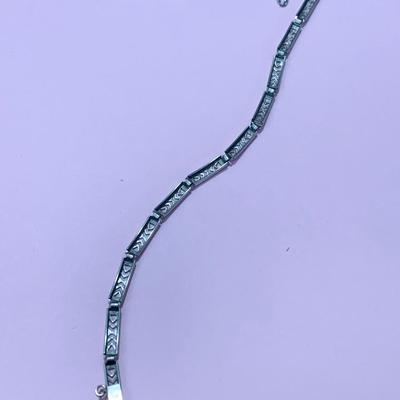 10k White Gold 7” Bracelet