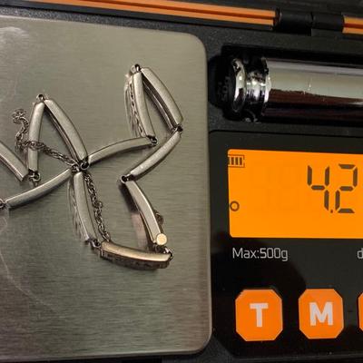 10k White Gold 7” Bracelet