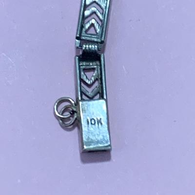10k White Gold 7” Bracelet
