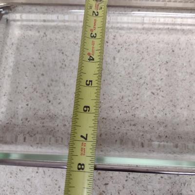Collection of Glass Bakeware/Serve Ware with Metal Bases