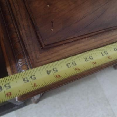 Walnut Finish Sofa Table Choice A