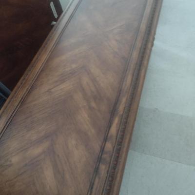 Walnut Finish Sofa Table Choice B