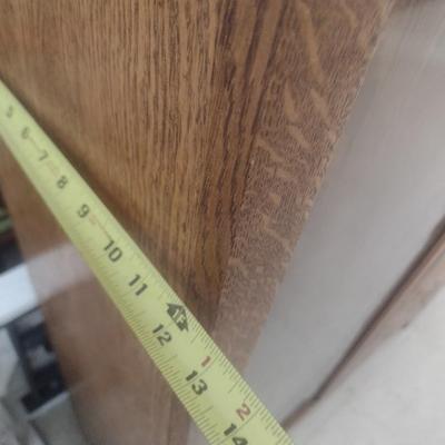 Antique Oak Solid Wood Secretary Cabinet