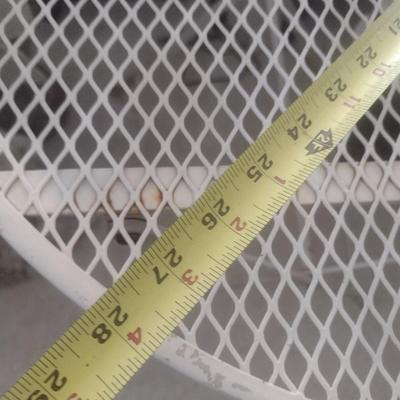 Vintage Wrought Metal Folding Leg Patio Table